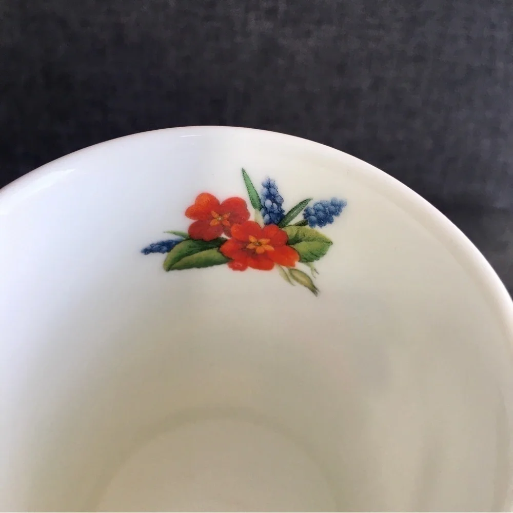 Vibrant, Colorful, Floral Fine Bone China Coffee or Tea Mug, 10 oz